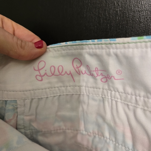Lilly Pulitzer The Callahan Shorts In Lobster Roll Size 6 - Picture 4 of 6